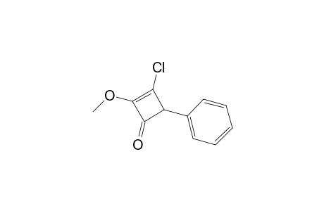 3-Chloranyl-2-methoxy-4-phenyl-cyclobut-2-en-1-one