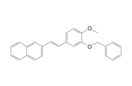 1-(2'-Naphthyl)-2-[3"-(benzyloxy)-4"-methoxyphenyl]-ethene