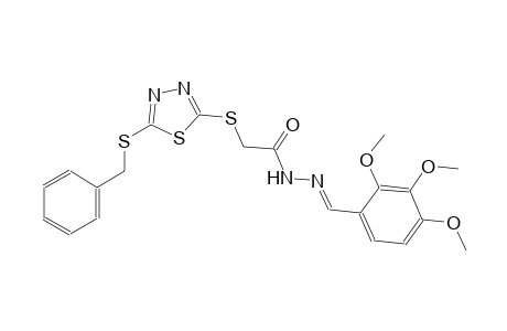 acetic acid, [[5-[(phenylmethyl)thio]-1,3,4-thiadiazol-2-yl]thio]-, 2-[(E)-(2,3,4-trimethoxyphenyl)methylidene]hydrazide