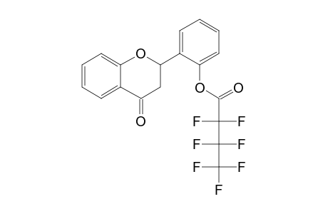 2'-Hydroxyflavanone, heptafluorobutyrate