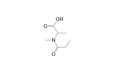 2-[methyl(1-oxopropyl)amino]propanoic acid
