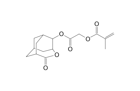 2-(5-oxo-4-oxa-5-homoadamantane-2-yl)oxy-2-oxoethylmethacrylate