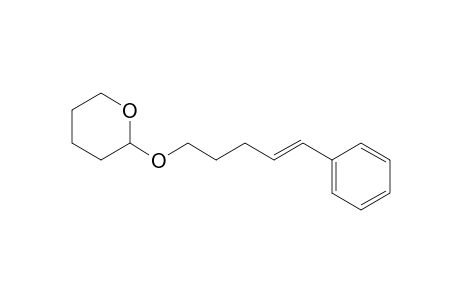 2H-Pyran, tetrahydro-2-[(5-phenyl-4-pentenyl)oxy]-, (E)-