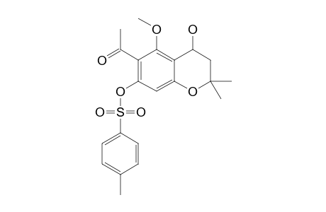 6-Acetyl-5-methoxy-2,2-dimethyl-7-tosyloxychroman-4-ol