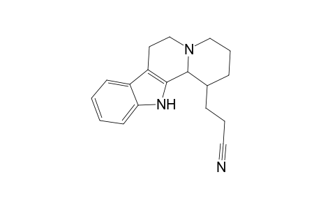 3-(1,2,3,4,6,7,12,12b-Octahydroindolo[2,3-a]quinolizin-1-yl)propanenitrile