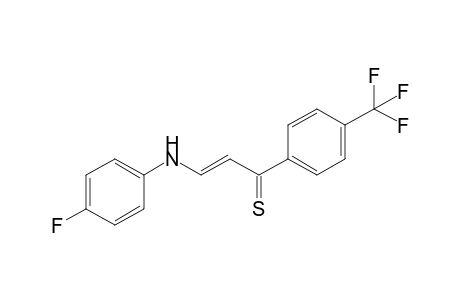 3-(4-Fluoroanilino)-1-(4-trifluoromethylphenyl)prop-2-en-1-thione