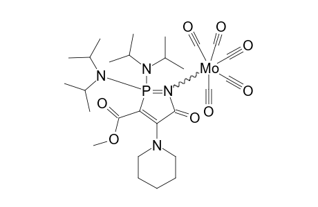 (ETA(1)-FIVE-MEMBERED-CYCLOPHOSPHAZENE)-PENTACARBONYLMOLIBDENUM-COMPLEX