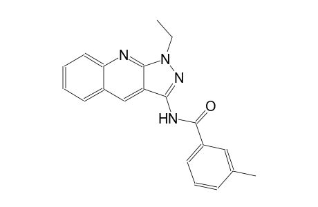 N-(1-ethyl-1H-pyrazolo[3,4-b]quinolin-3-yl)-3-methylbenzamide