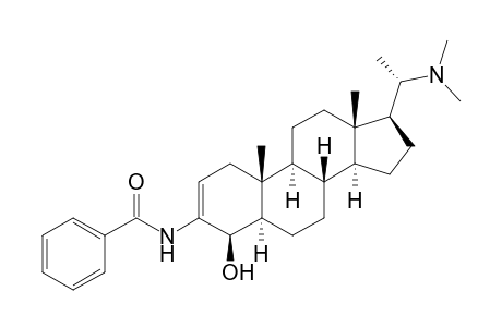 N-[(4R,5R,8S,9S,10R,13S,14S,17S)-17-[(1S)-1-(dimethylamino)ethyl]-10,13-dimethyl-4-oxidanyl-4,5,6,7,8,9,11,12,14,15,16,17-dodecahydro-1H-cyclopenta[a]phenanthren-3-yl]benzamide