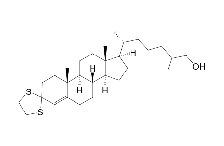(25.xi.)-26-Hydroxycholest-4-en-3-one (3-(ethylene thioketal)