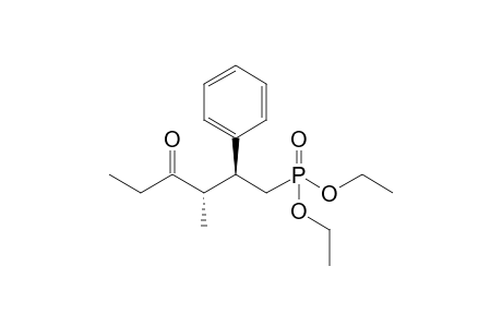 Diethyl (2S,3S)-(-)-(3-methyl-4-oxo-2-phenylhexyl)phosphonate