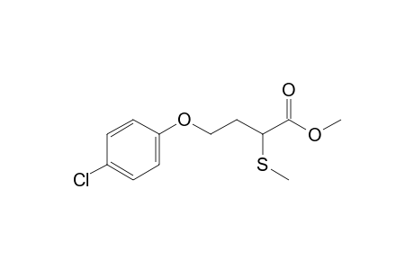 Methyl 2-(methylsulfanyl)-4-(p-chlorophenoxy)-butanoate