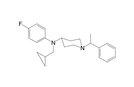 N-Cyclopropylmethyl-N-4-fluorophenyl-1-(1-phenylethyl)piperidin-4-amine