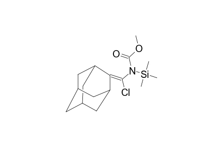N-(2-adamantylidene-chloro-methyl)-N-trimethylsilyl-carbamic acid methyl ester