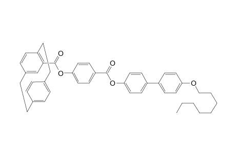 4-[[4'-(Octyloxy)-[1,1'-biphenyl-4'-yl]oxycarbonyl}phenyl Tricyclo[8.2.2.2(6,7)]hexadeca-4,6,10,12,13,15-hexaene-5-carboxylate
