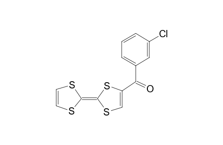 Tetrathiafulvalene-4-yl(3-chlorophenyl)methanone