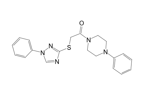 Piperazine, 1-phenyl-4-[2-[(1-phenyl-1H-1,2,4-triazol-3-yl)thio]acetyl]-