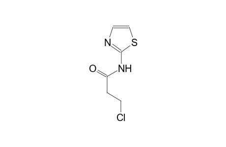 3-chloro-N-(1,3-thiazol-2-yl)propanamide