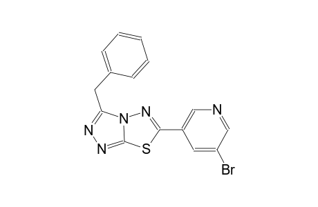 [1,2,4]triazolo[3,4-b][1,3,4]thiadiazole, 6-(5-bromo-3-pyridinyl)-3-(phenylmethyl)-