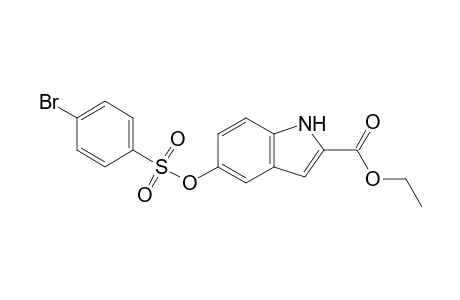Ethyl 5-(4-bromobenzenesulfonyloxy)indole-2-carboxylate