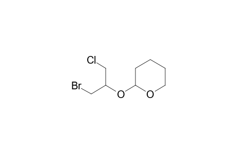 2-(1-bromanyl-3-chloranyl-propan-2-yl)oxyoxane