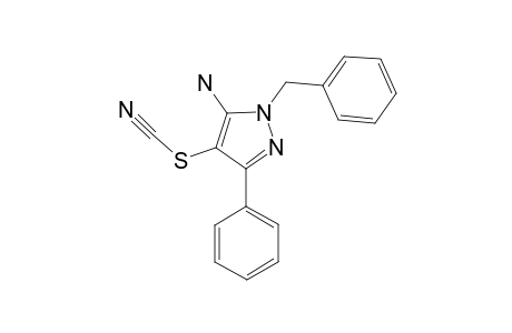 5-AMINO-1-BENZYL-3-PHENYL-4-THIOCYANATO-PYRAZOLE