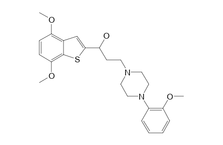 1-(4,7-DIMETHOXYBENZO-[B]-THIOPHEN-2-YL)-3-[4-(2-METHOXYPHENYL)-PIPERAZIN-1-YL]-1-PROPANOL