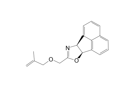 (6bR*,9aS*)-8-(2-Methyl-2-propenyloxy)-2H[6b,9a]acenaphthyleno[1,2-d]oxazole