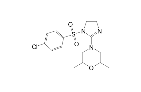 4-{1-[(p-chlorophenyl)sulfonyl]-2-imidazolin-2-yl}-2,6-dimethylmorpholine