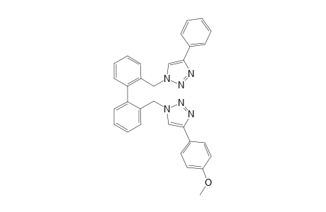 4-(4-Methoxyphenyl)-1-((2'-((4-phenyl-1H-1,2,3-triazol-1-yl)-methyl)-[1,1'-biphenyl]-2-yl)methyl)-1 H-1,2,3-triazole