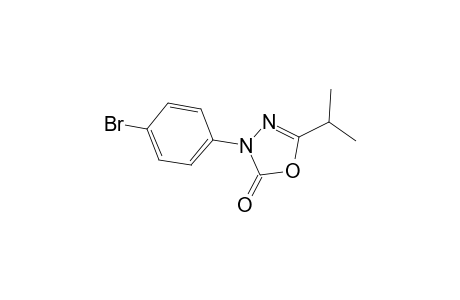 .delta.2-1,3,4-Oxadiazolin-5-one, 4-(p-bromophenyl)-2-isopropyl-