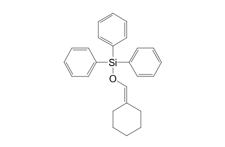 (Cyclohexylidenemethoxy)triphenylsilane