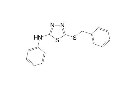 5-benzylsulfanyl-N-phenyl-1,3,4-thiadiazol-2-amine