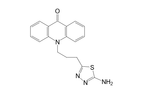 10-[3-(5-Amino-1,3,4-thiadiazol-2-yl)propyl]-9(10H)-acridinone