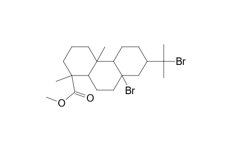 1-Phenanthrenecarboxylic acid, 8a-bromo-7-(1-bromo-1-methylethyl)tetradecahydro-1,4a-dimethyl-, methyl ester