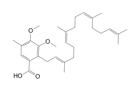 Methyl 2-(Geranyl/geranyl)]-3,4-methoxybenzoic Acid