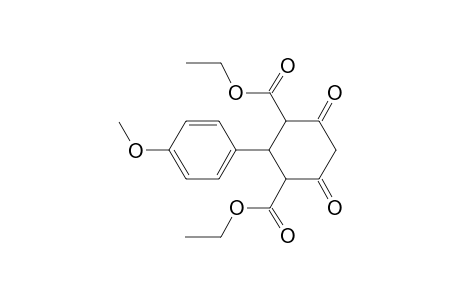 Diethyl 2-(4-methoxyphenyl)-4,6-dioxo-1,3-cyclohexanedicarboxylate