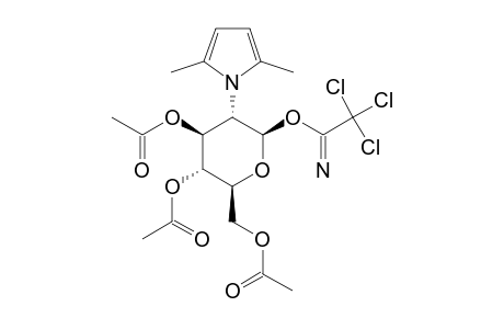 3,4,6-TRI-O-ACETYL-2-DEOXY-2-(2,5-DIMETHYLPYRROL-1-YL)-BETA-D-GLUCOPYRANOSYL-TRICHLOROACETIMIDATE