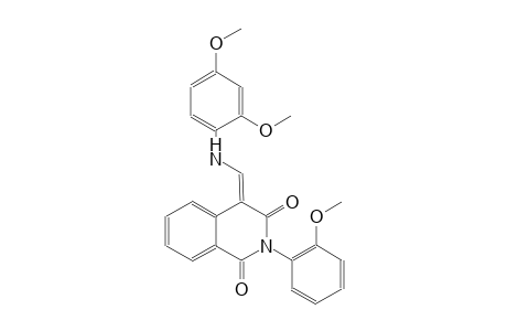 1,3(2H,4H)-isoquinolinedione, 4-[[(2,4-dimethoxyphenyl)amino]methylene]-2-(2-methoxyphenyl)-, (4E)-