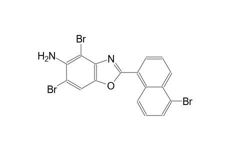 4,6-dibromo-2-(5-bromo-1-naphthyl)-1,3-benzoxazol-5-amine