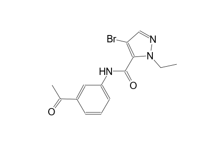 N-(3-acetylphenyl)-4-bromo-1-ethyl-1H-pyrazole-5-carboxamide