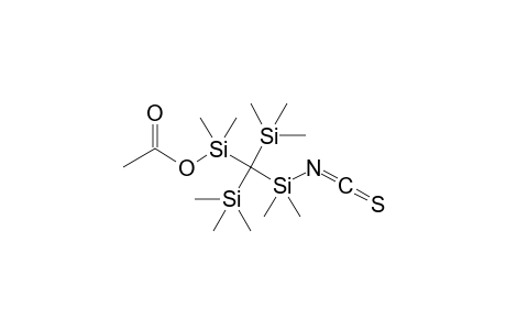 (Acetoxydimethylsilyl)(isothiocyanatodimethylsilyl)bis(trimethylsilyl)methane