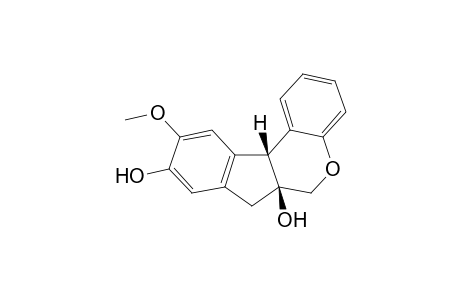 10-Methoxy-7,11b-dihydrobenz[b]indeno[1,2-d]pyran-6a,9-diol