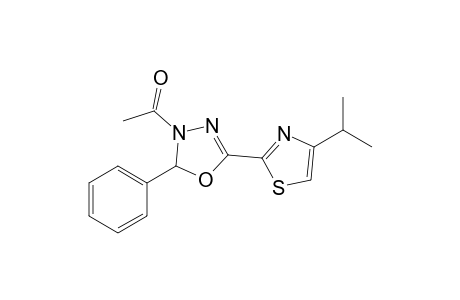 1-(5-(4-Isopropylthiazol-2-yl)-2-phenyl-1,3,4-oxadiazol-3(2H)-yl)ethanone