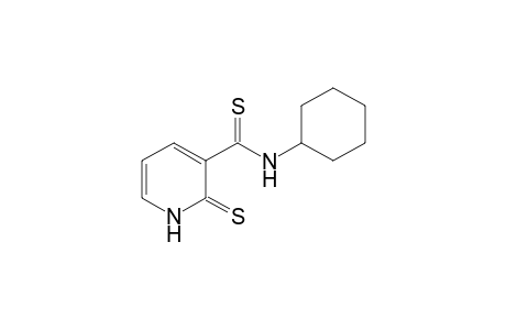 N-cyclohexyl-2-sulfanylidene-1H-pyridine-3-carbothioamide
