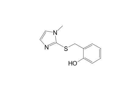 Phenol, 2-[[(1-methyl-1H-imidazol-2-yl)thio]methyl]-