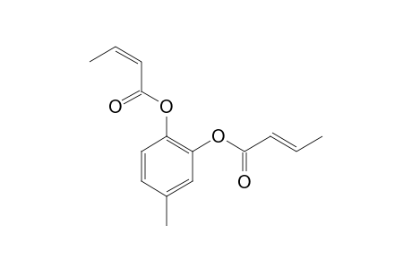 cis,trans-4-Methyl-1,2-phenylene Dibut-2-enoate