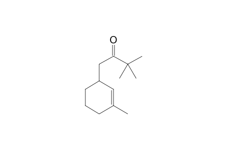 3,3-dimethyl-1-(3-methyl-1-cyclohex-2-enyl)-2-butanone