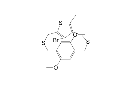 anti-14-bromo-5,8-dimethoxy-16-methyl-2,11-dithia[3]paracyclo[3](2,4)thiophenophane