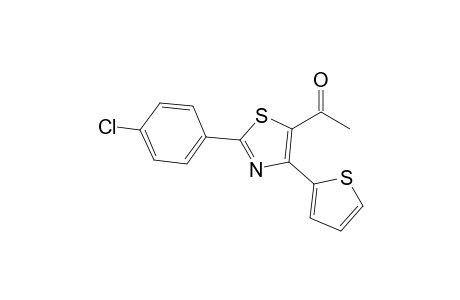 1-[2-(4-chlorophenyl)-4-(2-thienyl)thiazol-5-yl]ethanone